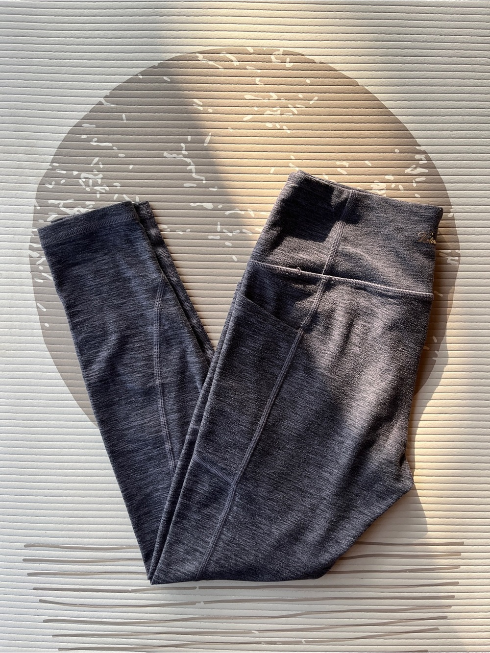 Victoria's Secret Gray Seam-Detail Athletic Leggings